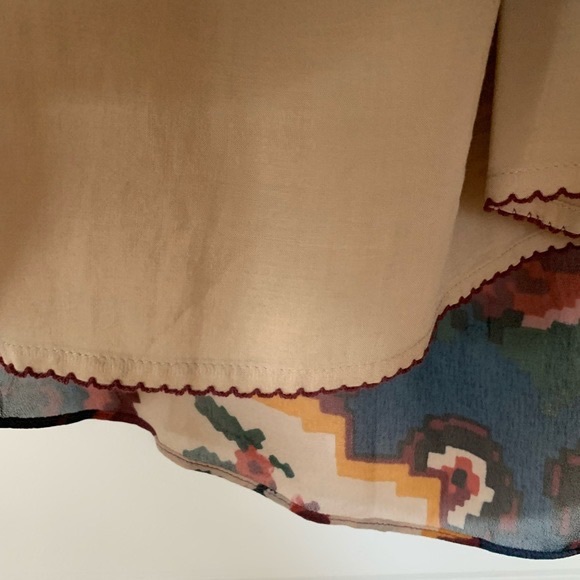 ✨HP✨ Anthro | Mosaic Vintage Floral Midi Dress - Picture 5 of 12